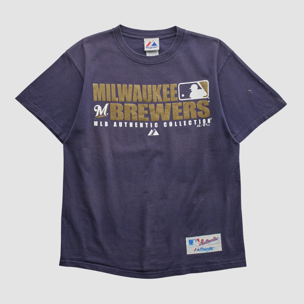 Milwaukee Brewers Majestic 2008 T-shirt Outlet