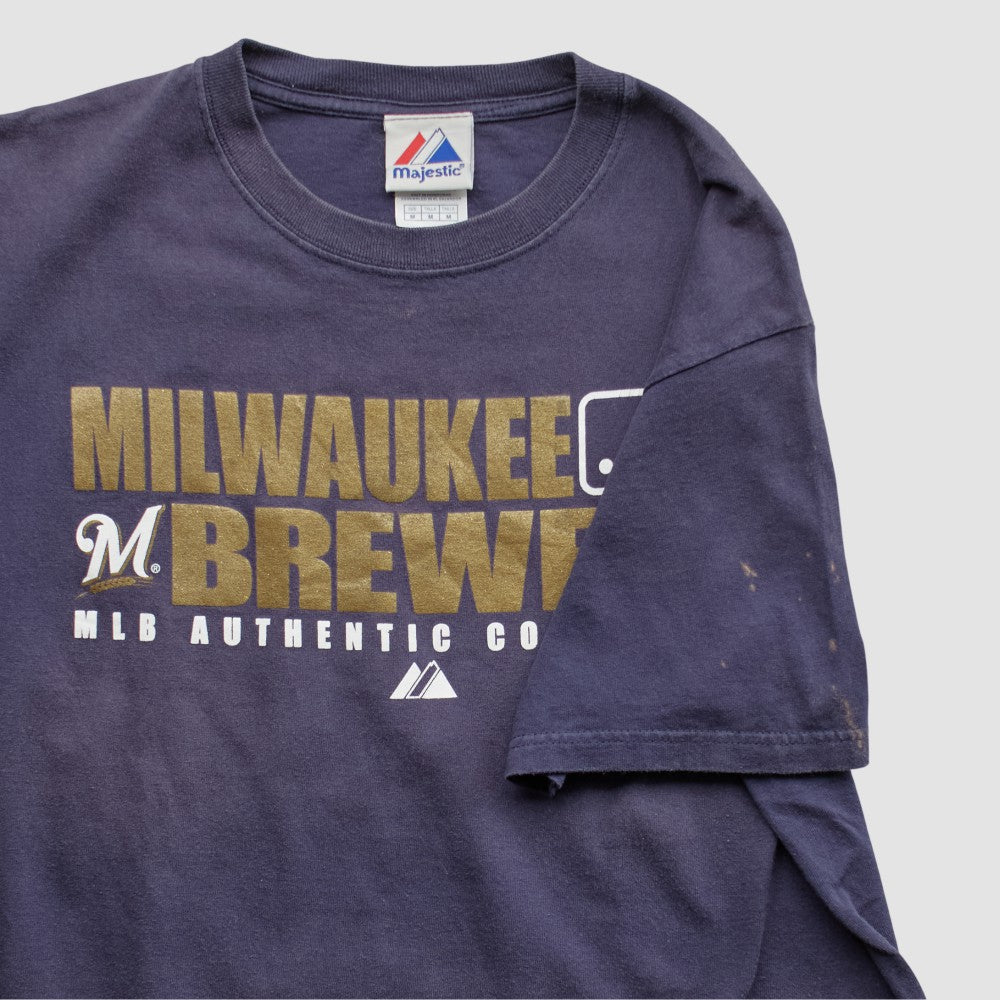 Milwaukee Brewers Majestic 2008 T-shirt Outlet