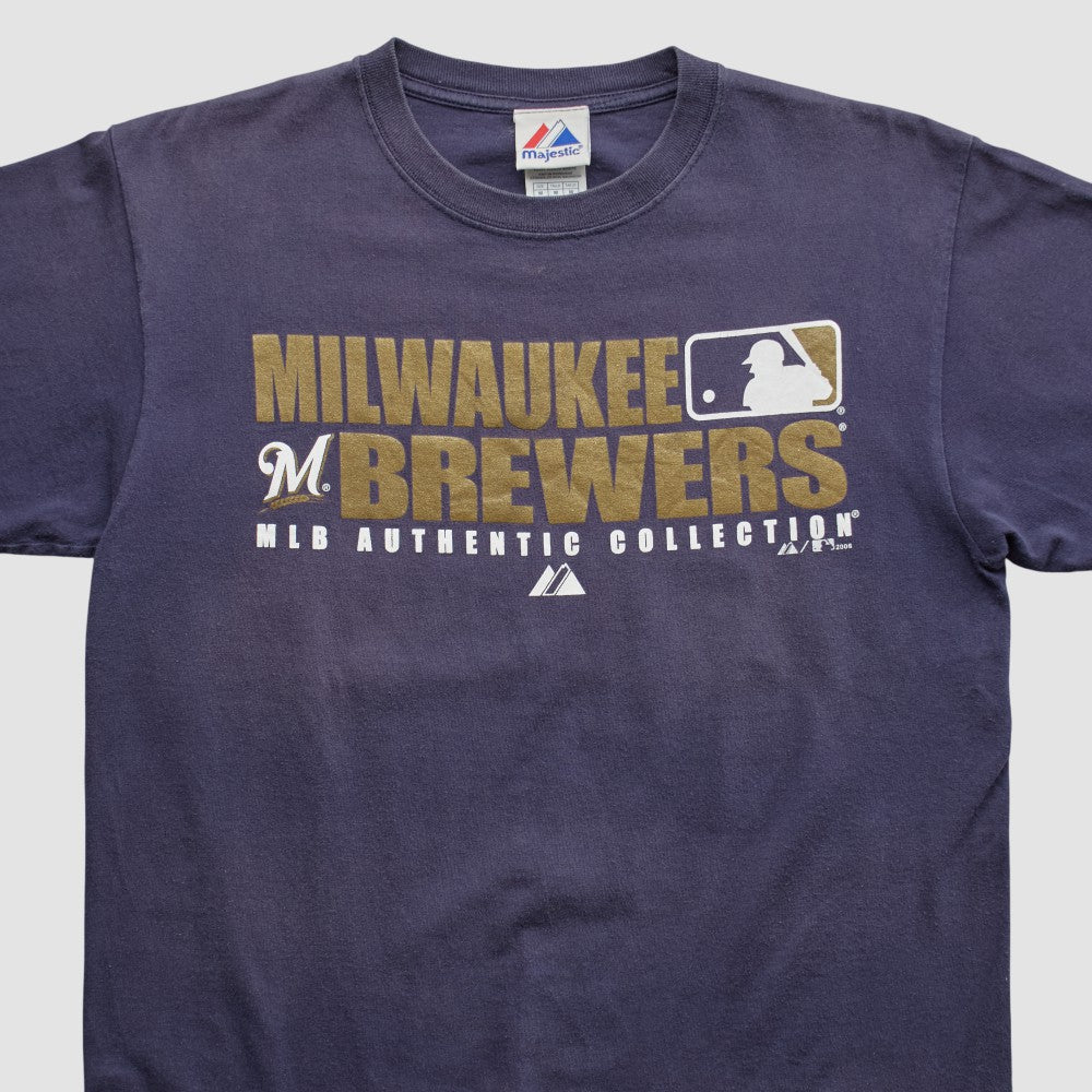 Milwaukee Brewers Majestic 2008 T-shirt Outlet