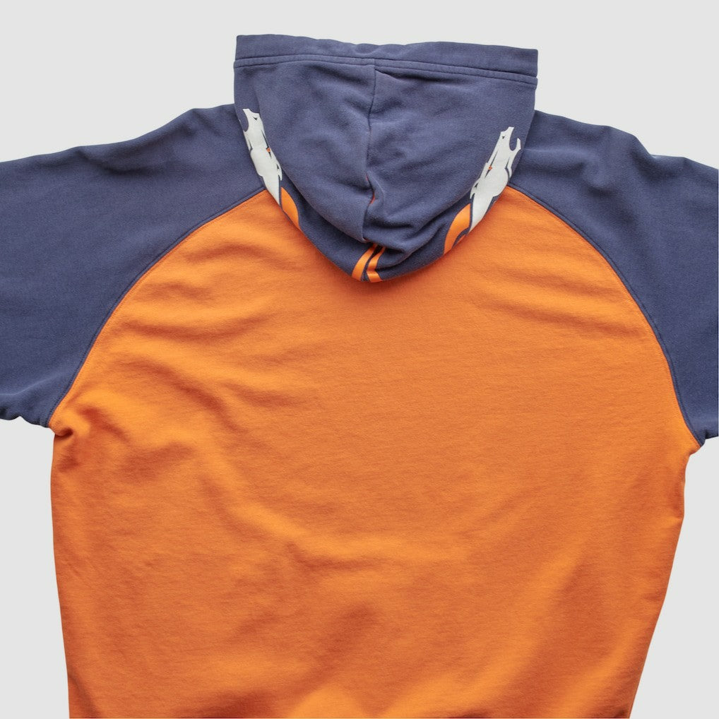 Denver Broncos Reebok 2000s Hooded Pullover Sweatshirt - Orange Vintage - Fanatics