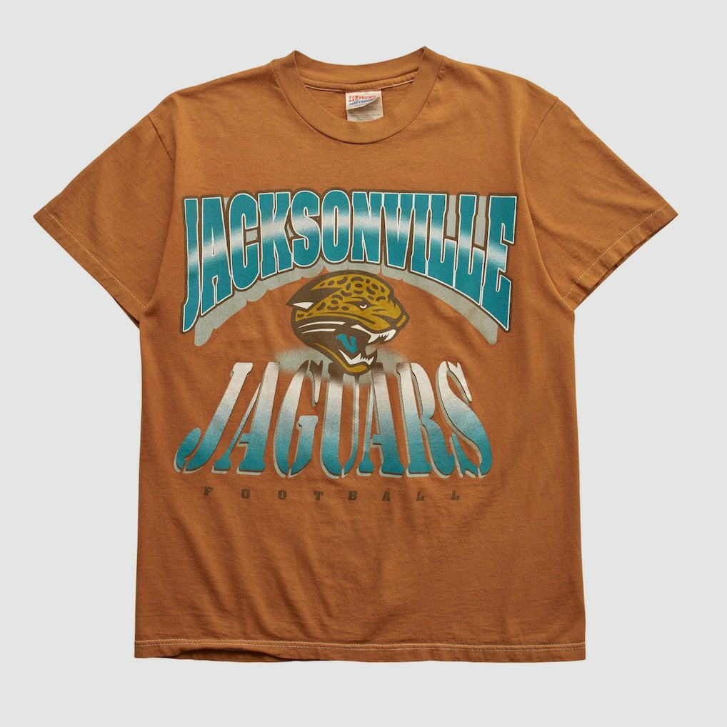 Jacksonville Jaguars Hanes 90s T-shirt - Clay Vintage - Fanatics