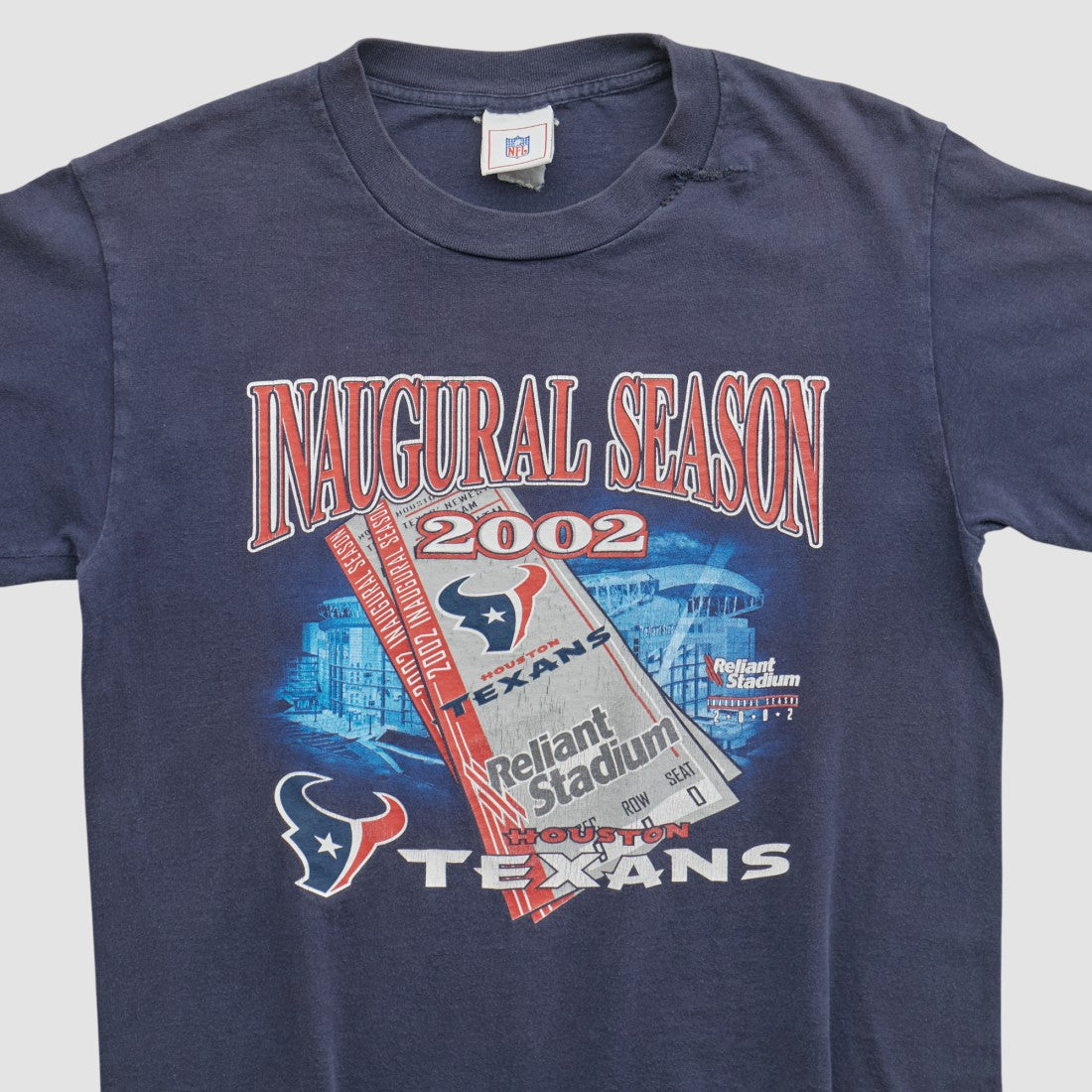 Houston Texans NFL 2002 T-shirt - Navy Vintage - Fanatics
