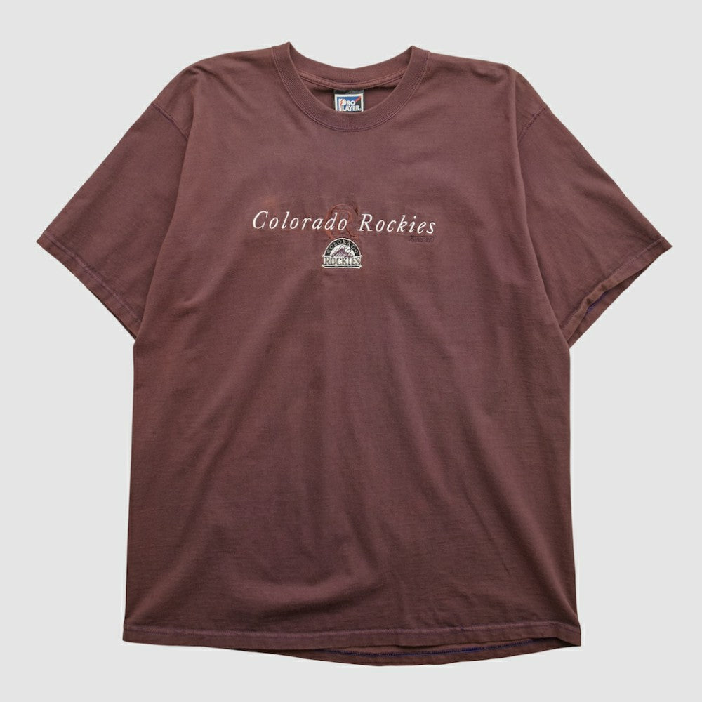 Colorado Rockies Pro Player 90s T-shirt Discount