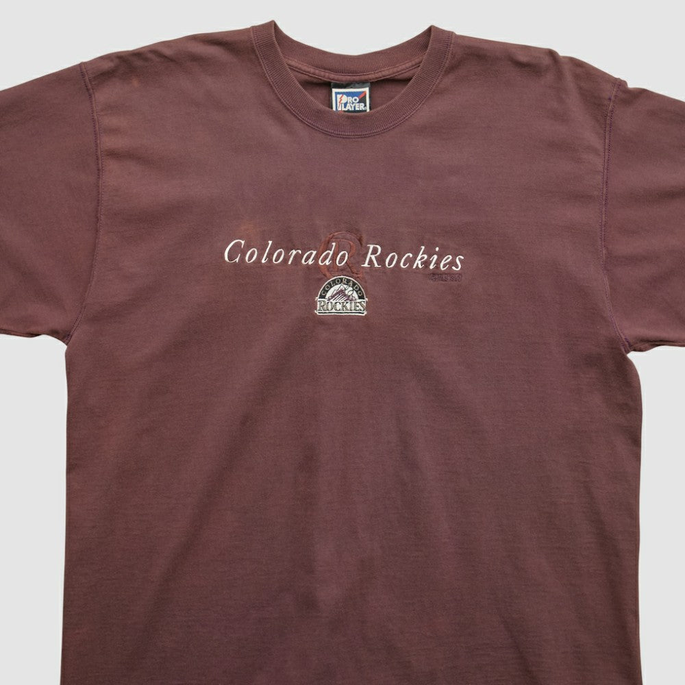 Colorado Rockies Pro Player 90s T-shirt Discount