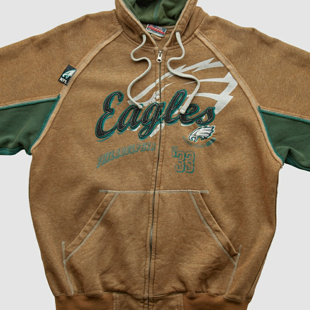 Philadelphia Eagles NFL 2010s Hooded Full Zip Sweatshirt - Clay Vintage - Fanatics