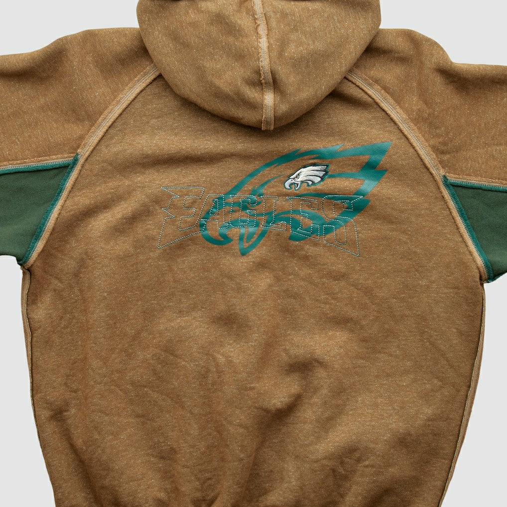 Philadelphia Eagles NFL 2010s Hooded Full Zip Sweatshirt - Clay Vintage - Fanatics