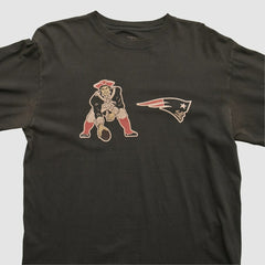 New England Patriots Reebok 2000s Long Sleeve T-shirt - Charcoal Vintage - Fanatics