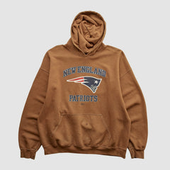 New England Patriots NFL 2000s Hooded Pullover Sweatshirt - Clay Vintage - Fanatics