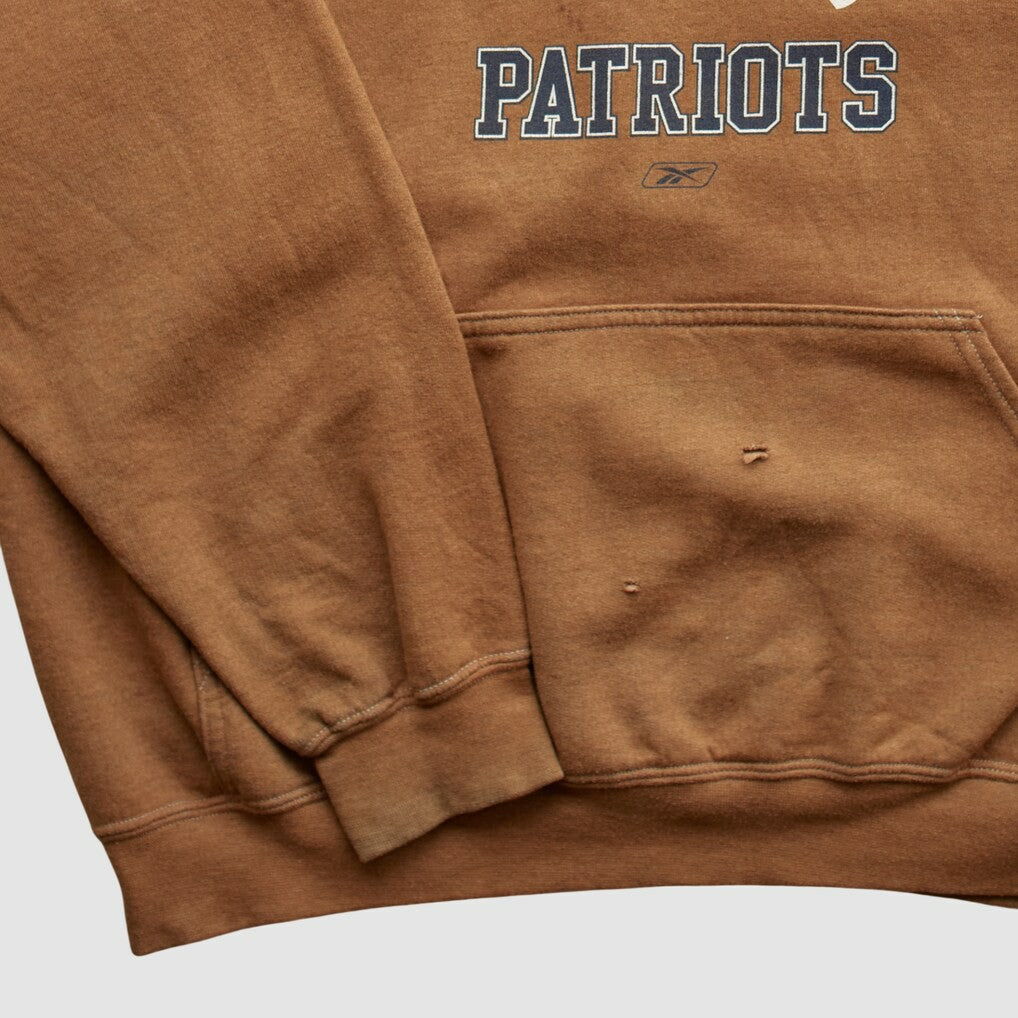 New England Patriots NFL 2000s Hooded Pullover Sweatshirt - Clay Vintage - Fanatics