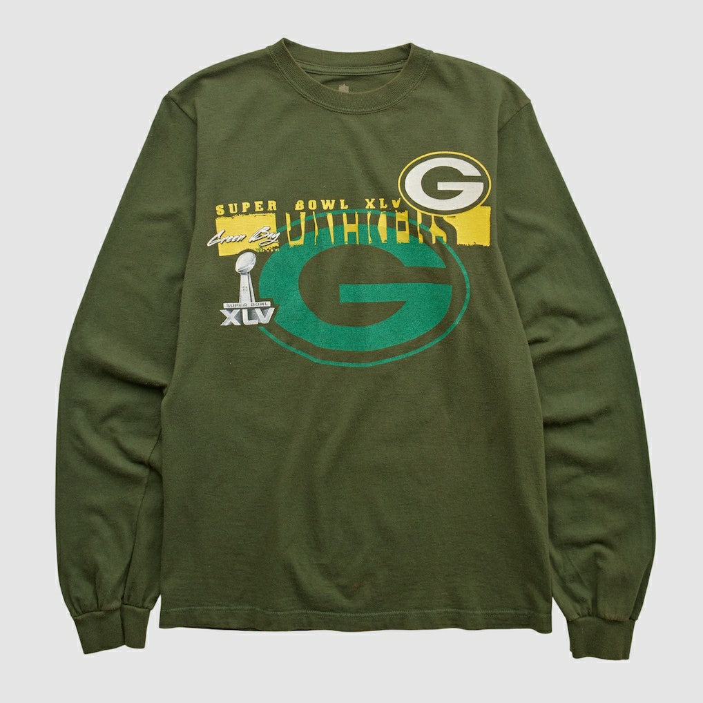 Green Bay Packers NFL 2011 Long Sleeve T-shirt - Green Vintage - Fanatics