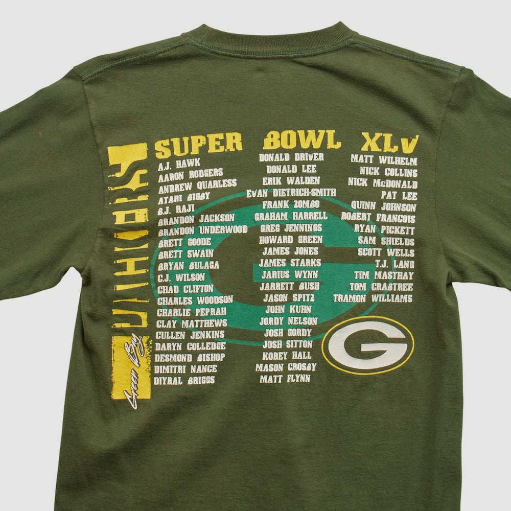 Green Bay Packers NFL 2011 Long Sleeve T-shirt - Green Vintage - Fanatics