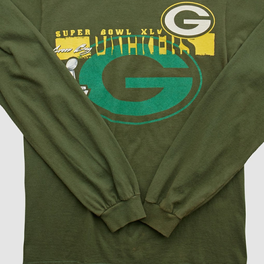 Green Bay Packers NFL 2011 Long Sleeve T-shirt - Green Vintage - Fanatics