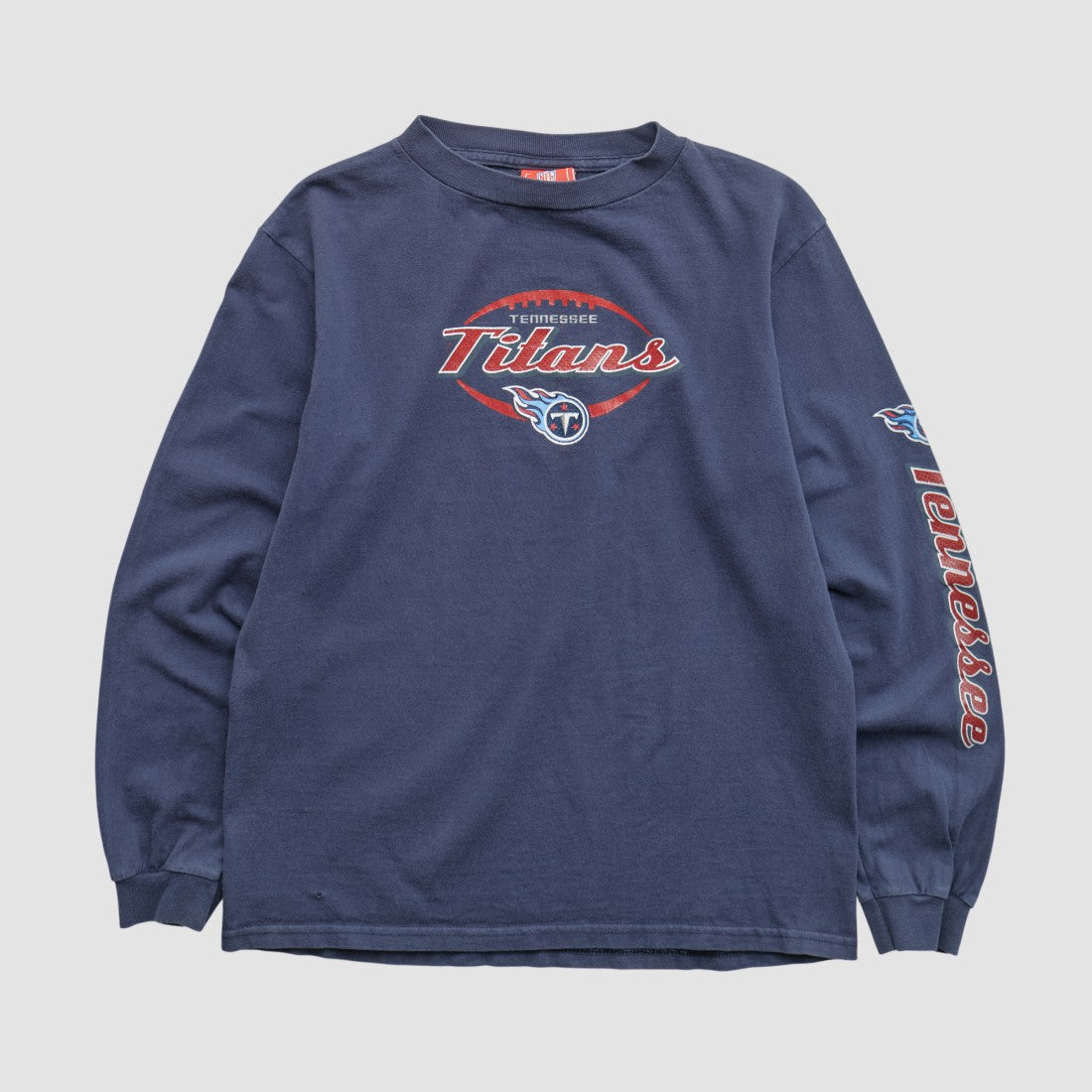 Tennessee Titans NFL 2000s Long Sleeve T-shirt - Navy Vintage - Fanatics