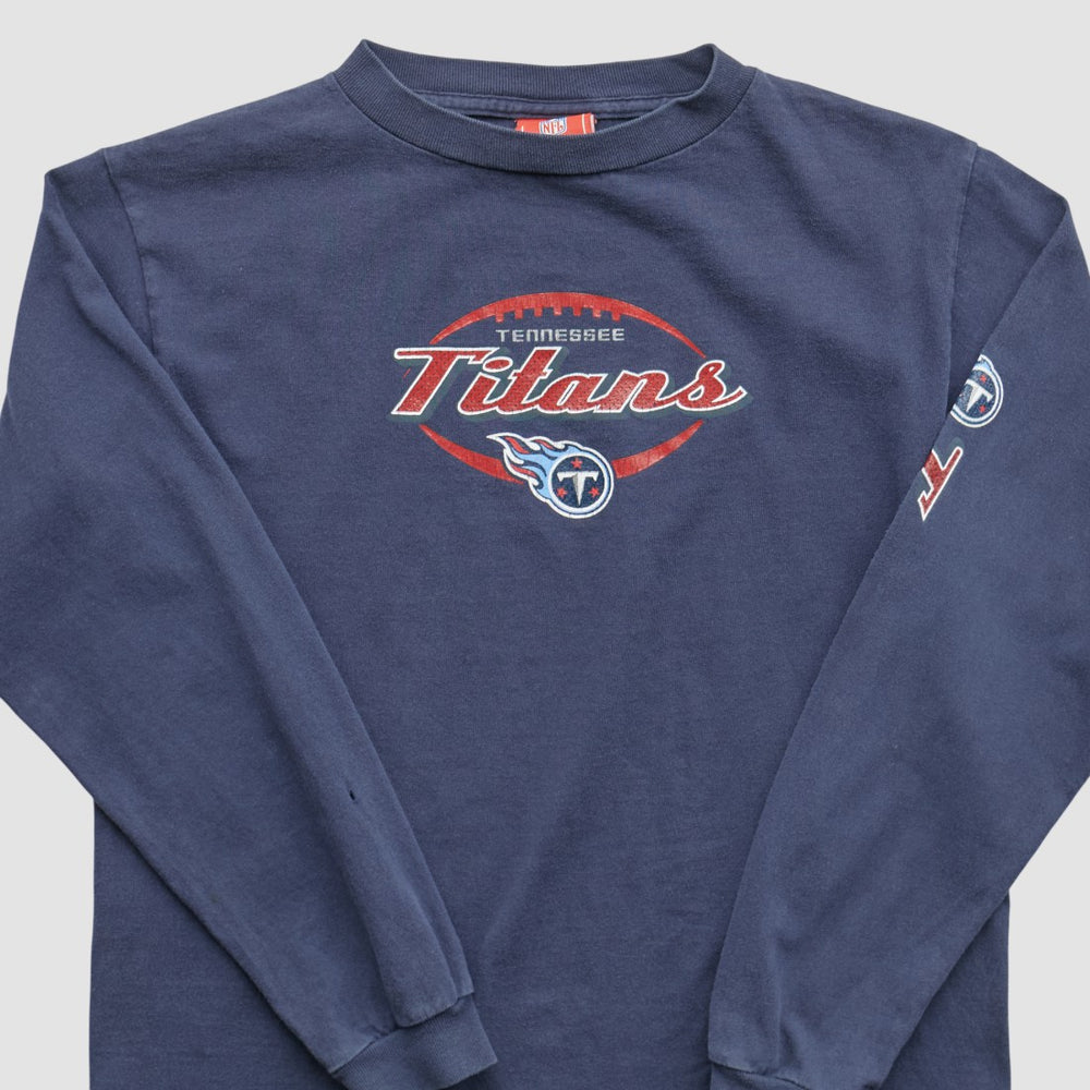 Tennessee Titans NFL 2000s Long Sleeve T-shirt - Navy Vintage - Fanatics