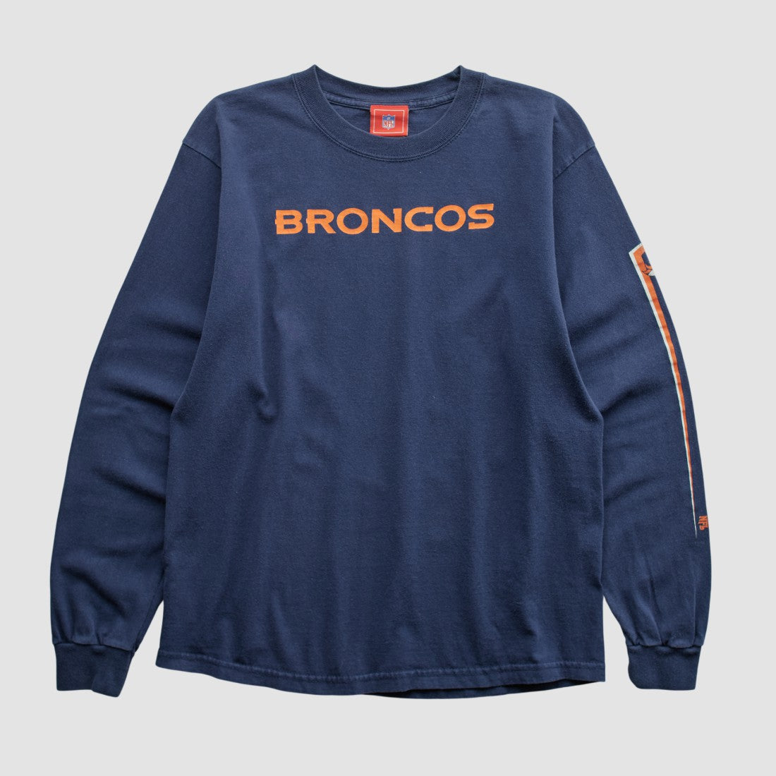 Denver Broncos NFL 2000s Long Sleeve T-shirt - Navy Vintage - Fanatics