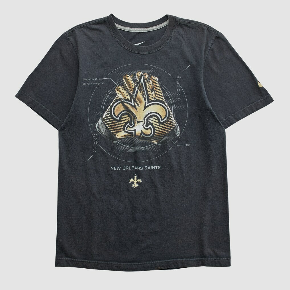 New Orleans Saints 2010s T-shirt - Black Vintage - Fanatics