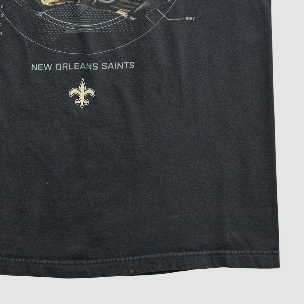 New Orleans Saints 2010s T-shirt - Black Vintage - Fanatics