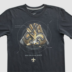 New Orleans Saints 2010s T-shirt - Black Vintage - Fanatics