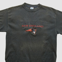New England Patriotsm Sportswear 90s T-shirt - Black Vintage - Fanatics