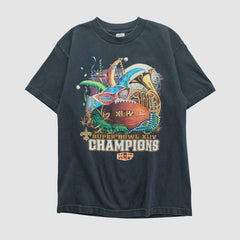 New Orleans Saints Alstyle 2010 T-shirt - Black Vintage - Fanatics