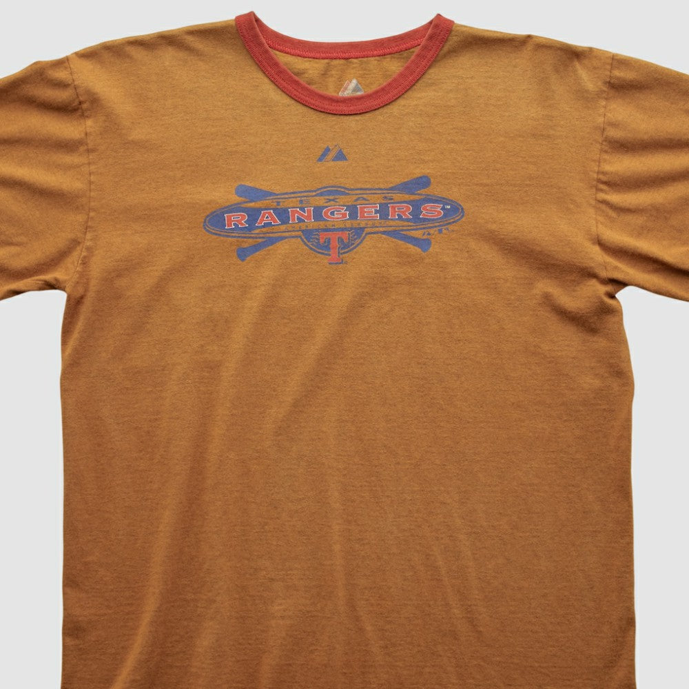 Texas Rangers Majestic 2000s T-shirt Discount