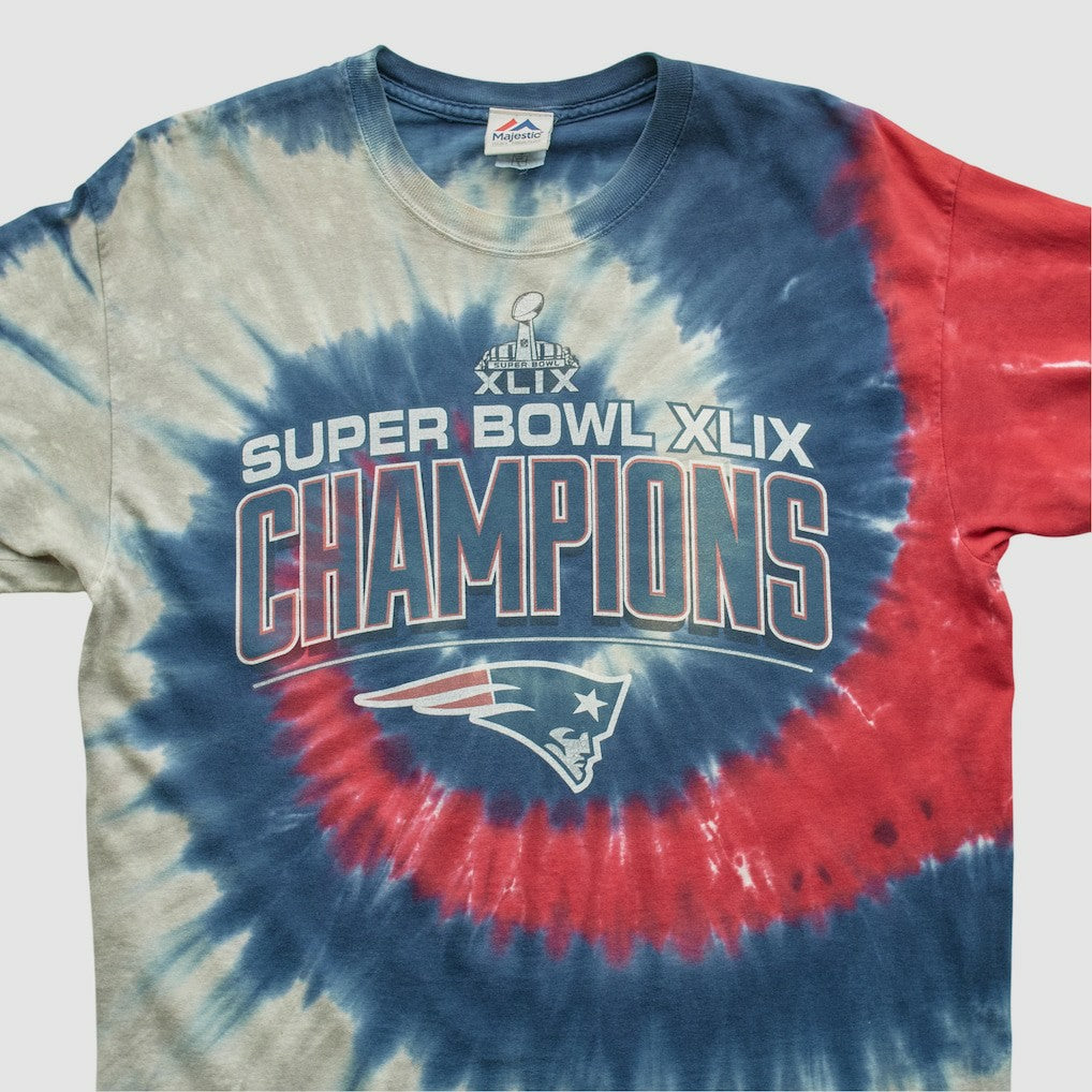 New England Patriots Majestic 2015 T-shirt - Navy Vintage - Fanatics