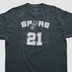 Vintage San Antonio Spurs NBA 2000s T-shirt Black