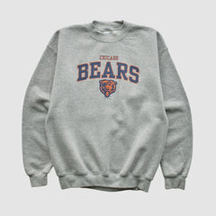 Chicago Bears Gildan 1999 Pullover Sweatshirt - Heather Gray - Yth L Real Vintage - Fanatics