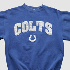 Indianapolis Colts Champion 2000s Pullover Sweatshirt - Blue Vintage - Fanatics