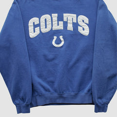 Indianapolis Colts Champion 2000s Pullover Sweatshirt - Blue Vintage - Fanatics