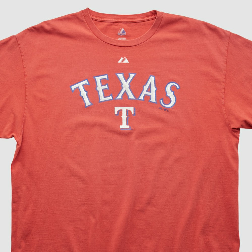 Texas Rangers Majestic 2000s T-shirt for sale
