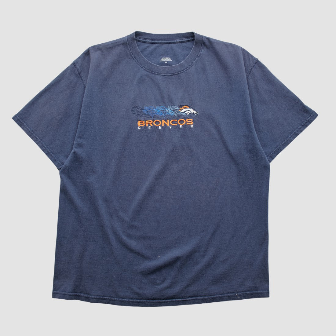 Denver Broncos 2000s T-shirt - Navy Vintage - Fanatics