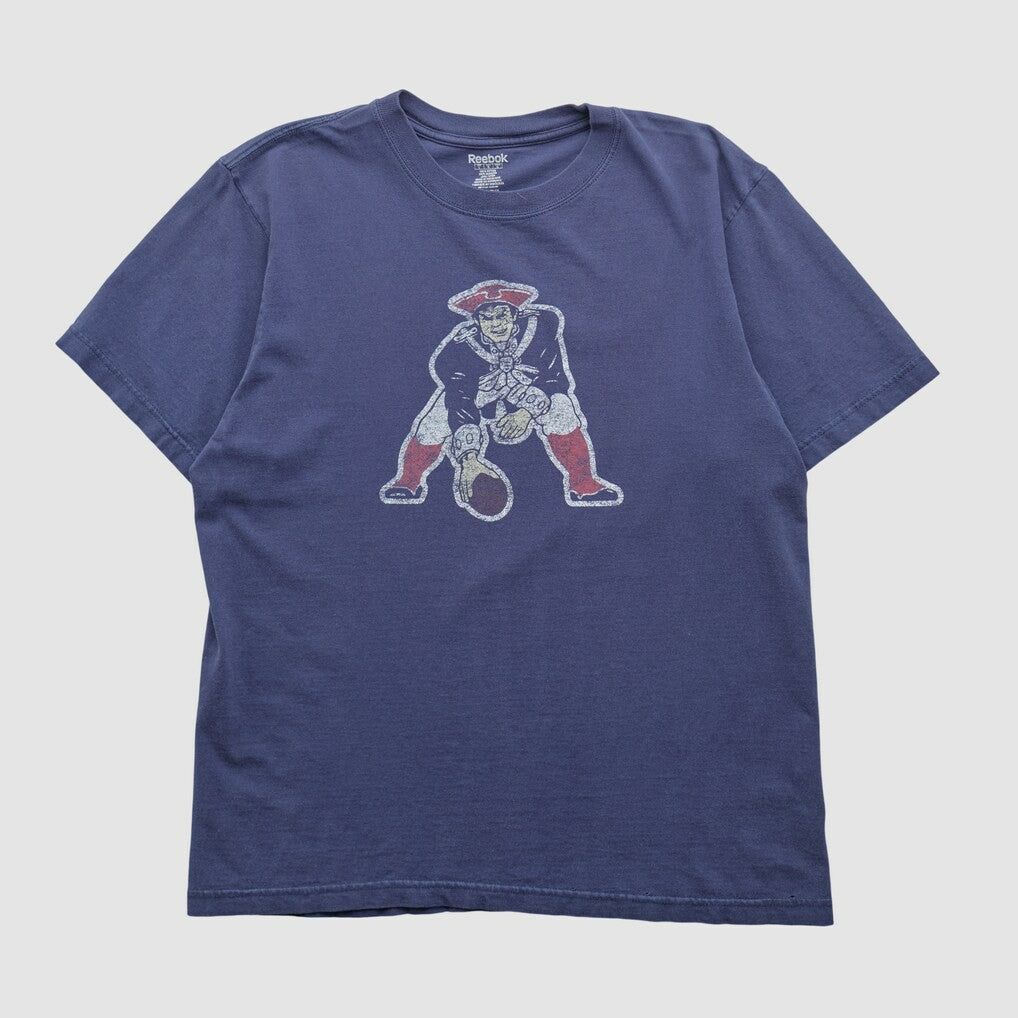 New England Patriots Reebok 2000s T-shirt - Navy Vintage - Fanatics