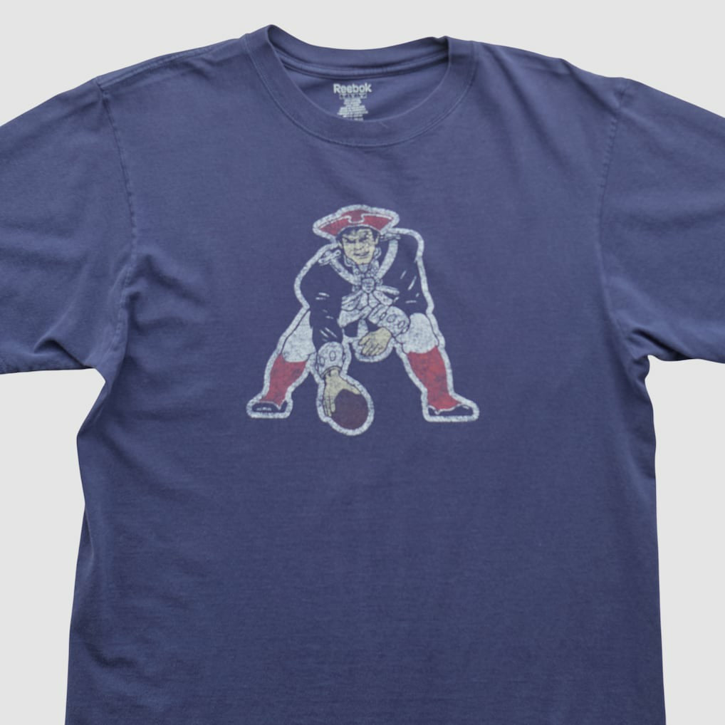 New England Patriots Reebok 2000s T-shirt - Navy Vintage - Fanatics