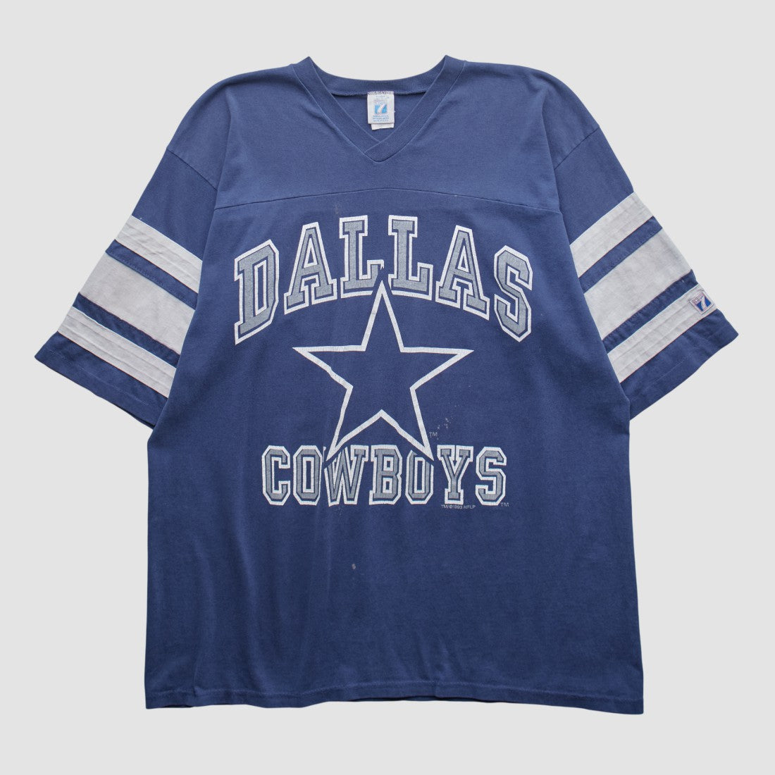 Dallas Cowboys Logo 7 90s T-shirt - Navy Vintage - Fanatics