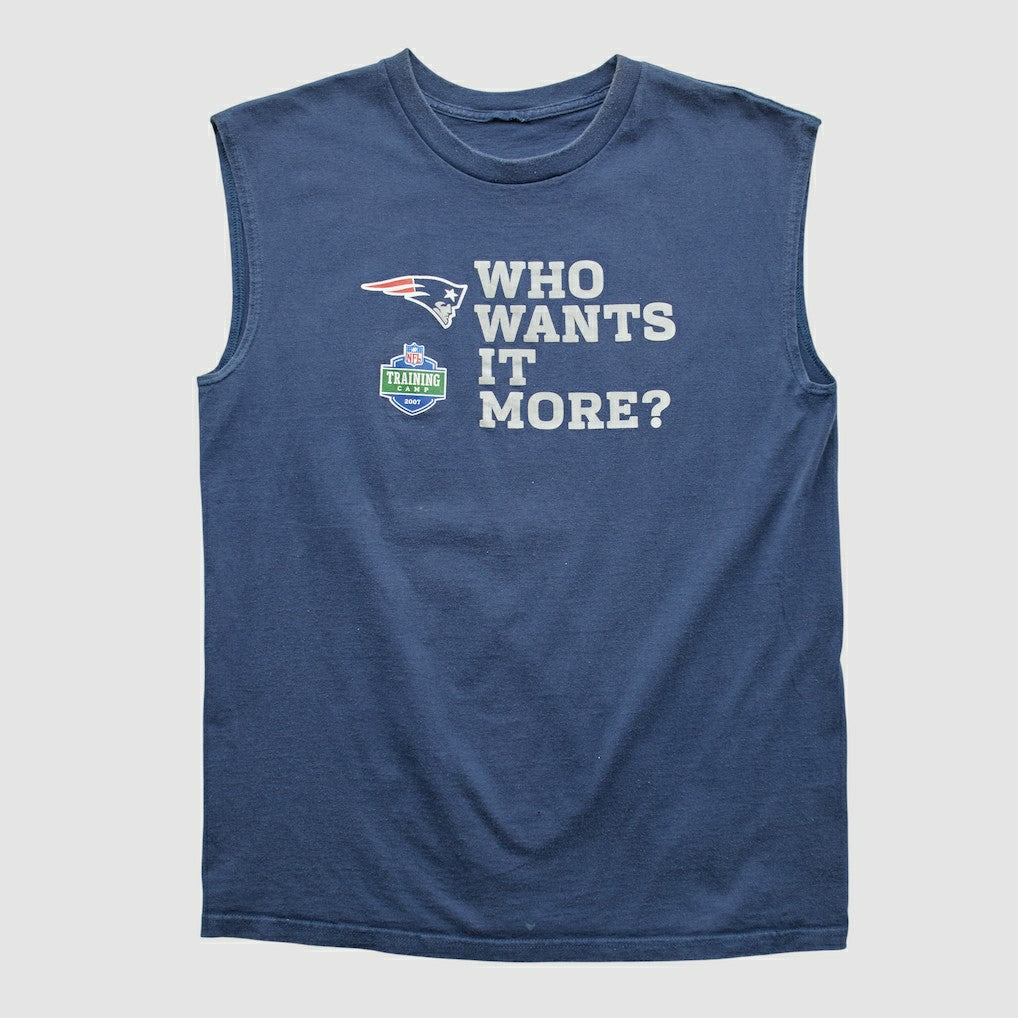 New England Patriots 2007 Tank - Navy Vintage - Fanatics