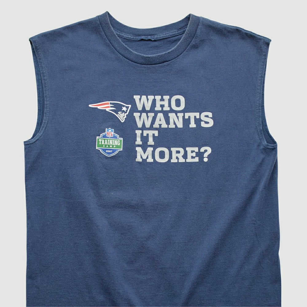 New England Patriots 2007 Tank - Navy Vintage - Fanatics