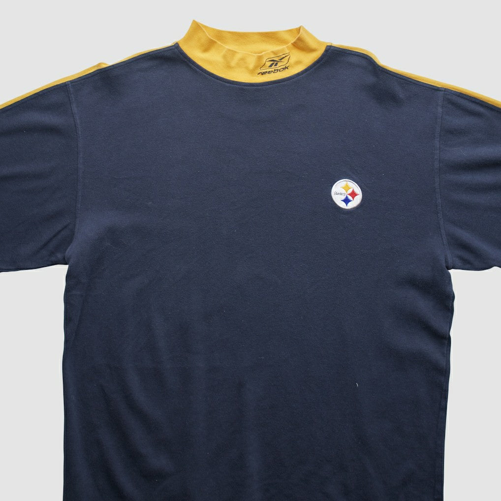 Pittsburgh Steelers Reebok 2000s Long Sleeve T-shirt - Black Vintage - Fanatics