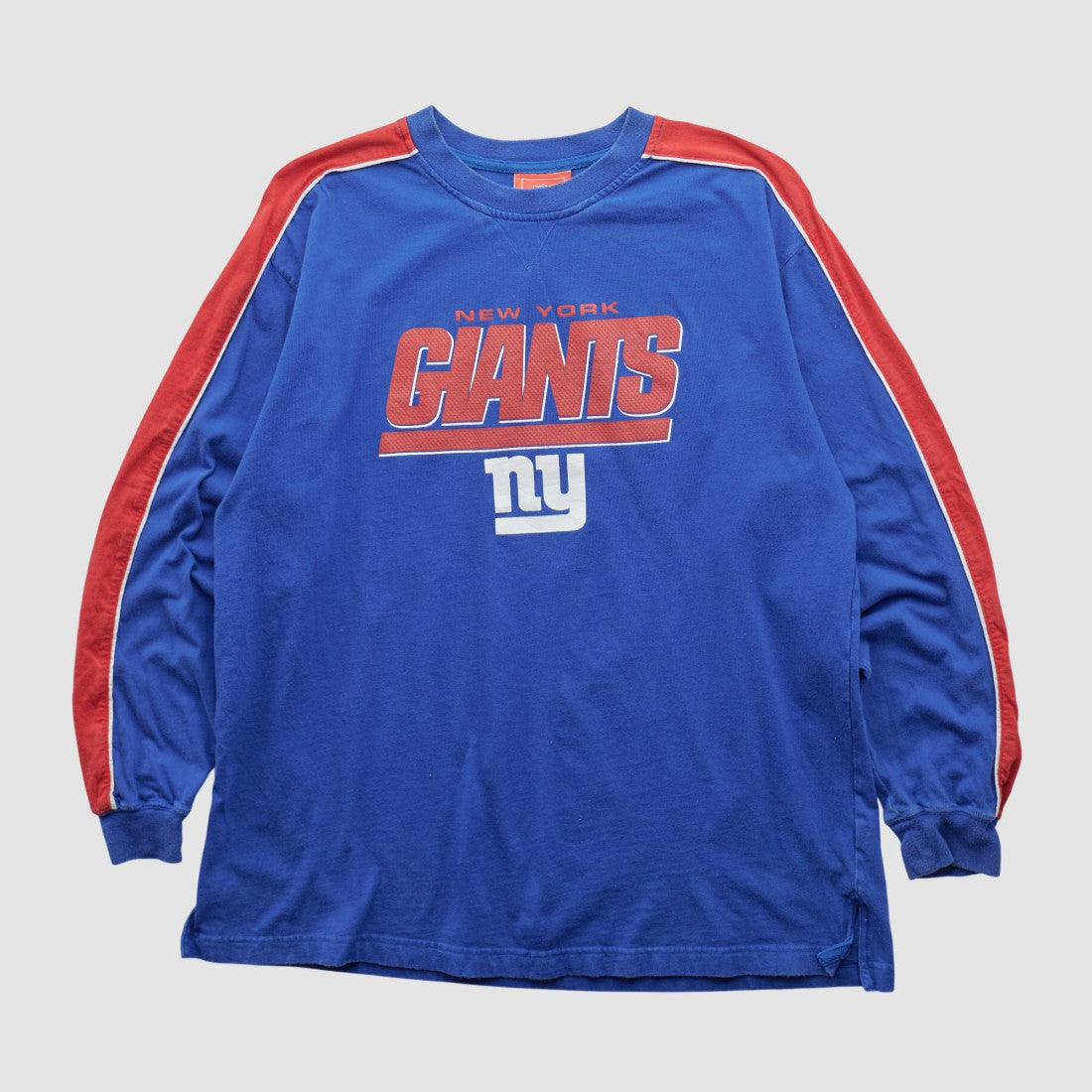 New York Giants NFL 2000s Long Sleeve T-shirt - Blue Vintage - Fanatics