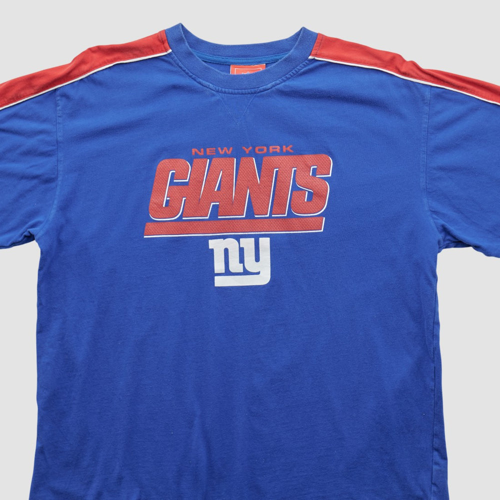 New York Giants NFL 2000s Long Sleeve T-shirt - Blue Vintage - Fanatics