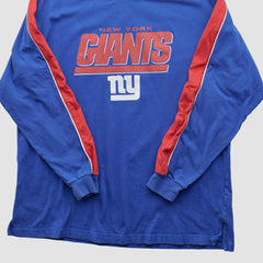 New York Giants NFL 2000s Long Sleeve T-shirt - Blue Vintage - Fanatics
