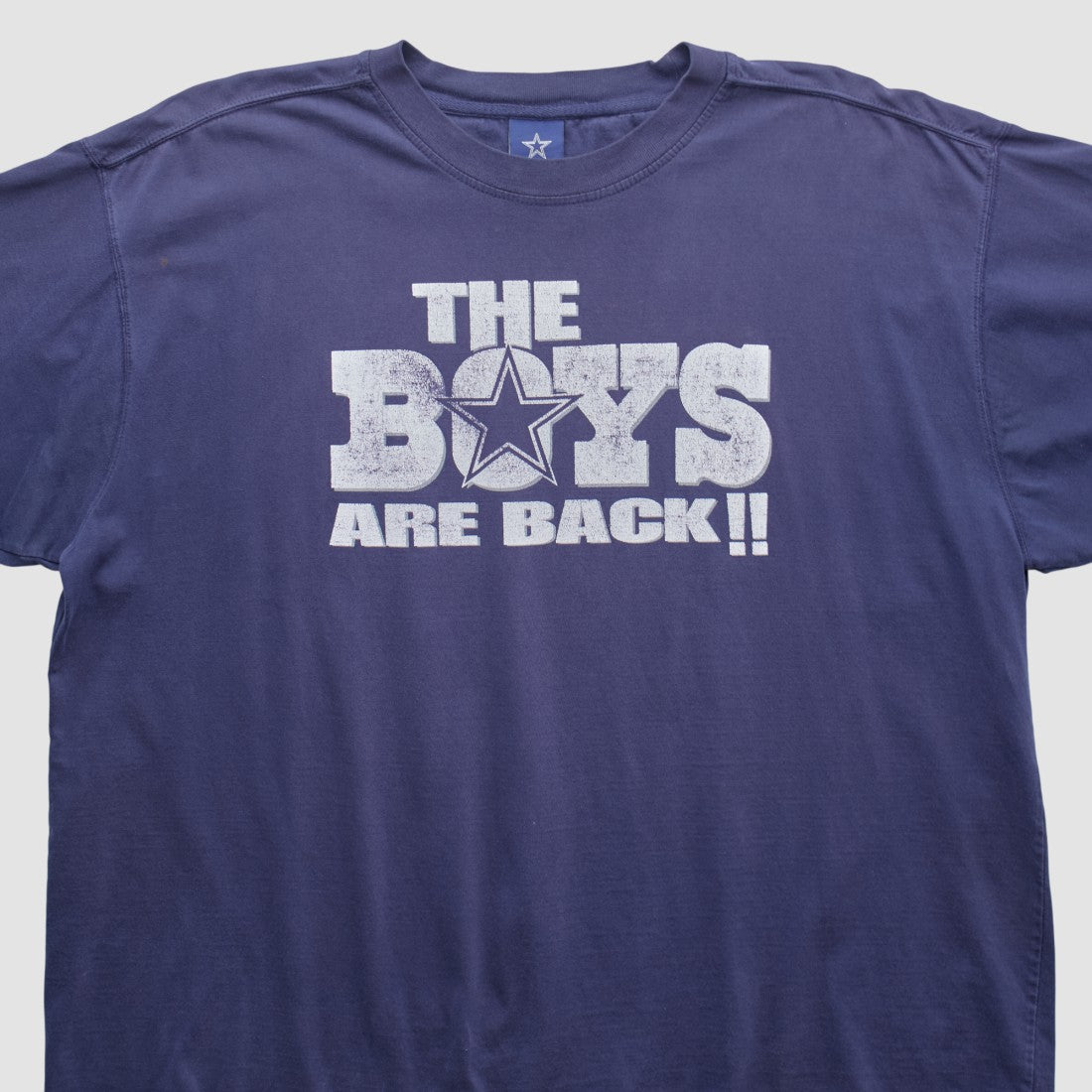 Dallas Cowboys Cowboys Authentic Apparel 2000s T-shirt - Navy Vintage - Fanatics