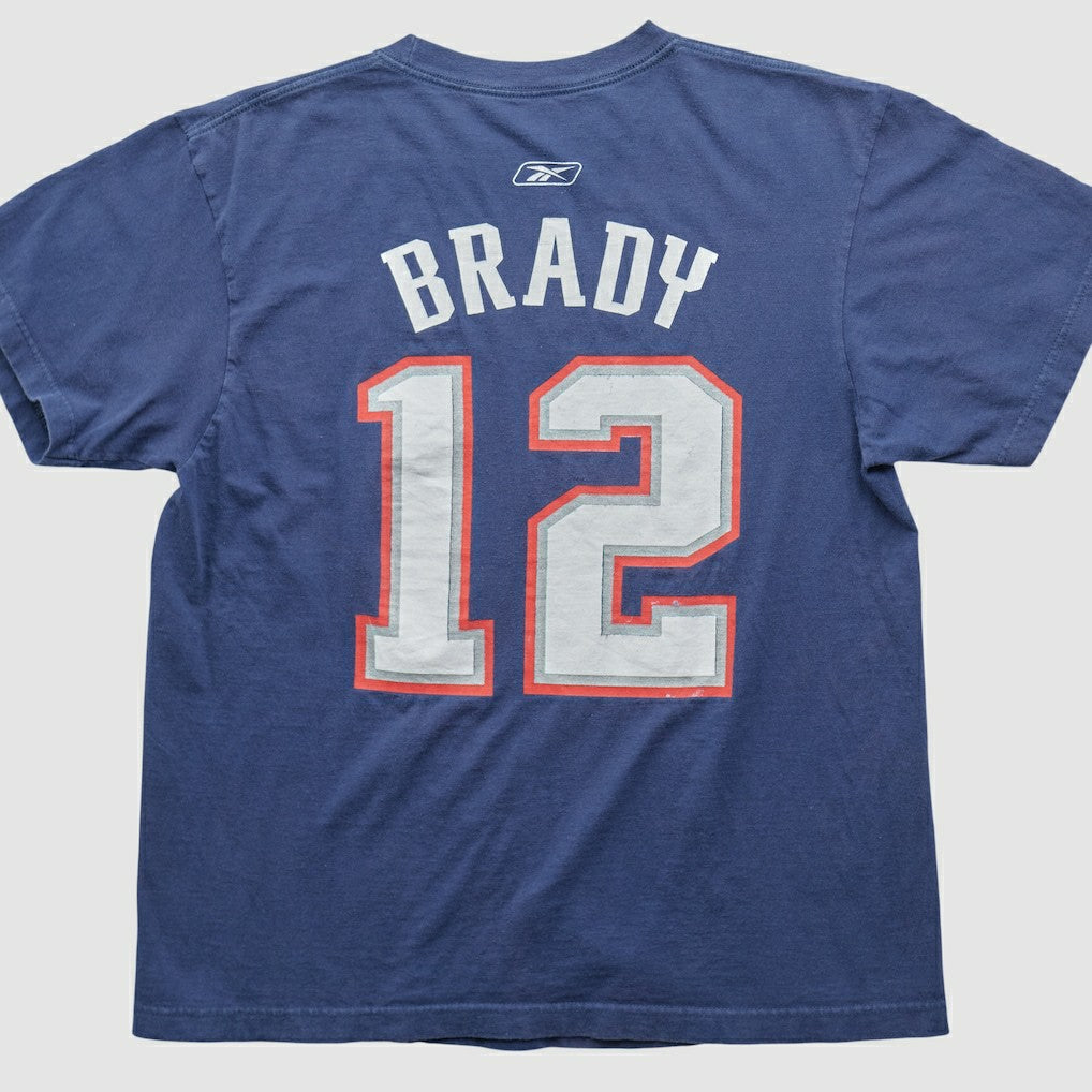New England Patriots Reebok 2000s T-shirt - Blue Vintage - Fanatics