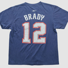 New England Patriots Reebok 2000s T-shirt - Blue Vintage - Fanatics