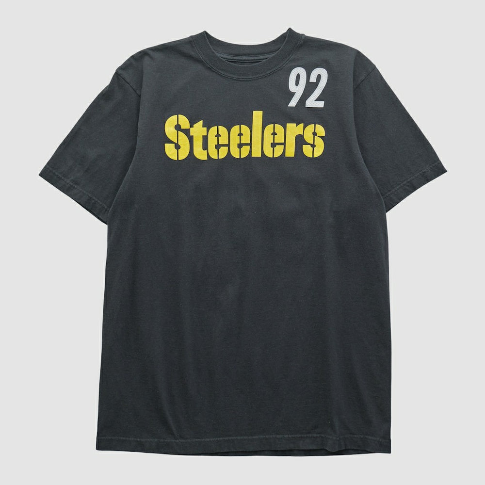 Pittsburgh Steelers Reebok 2000s T-shirt - Black Vintage - Fanatics