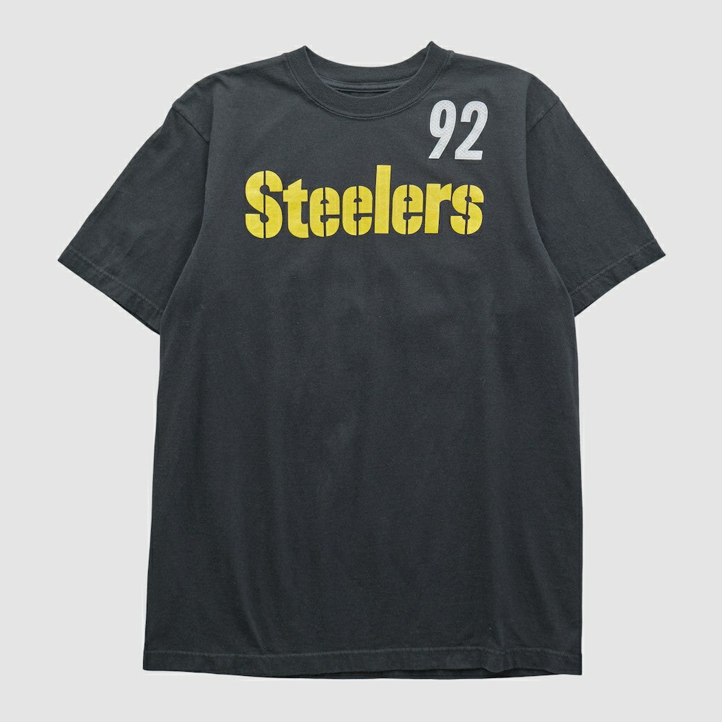 Pittsburgh Steelers Reebok 2000s T-shirt - Black Vintage - Fanatics