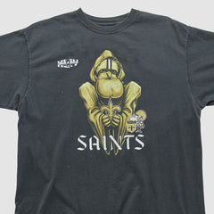 New Orleans Saints Reebok 2010 T-shirt - Black Vintage - Fanatics