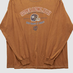 Super Bowl XLII 2008 Long Sleeve T-shirt - Clay Vintage - Fanatics