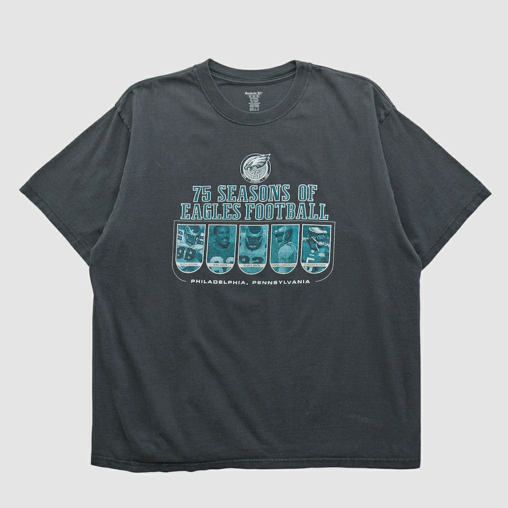 Philadelphia Eagles Reebok 2007 T-shirt - Black Vintage - Fanatics