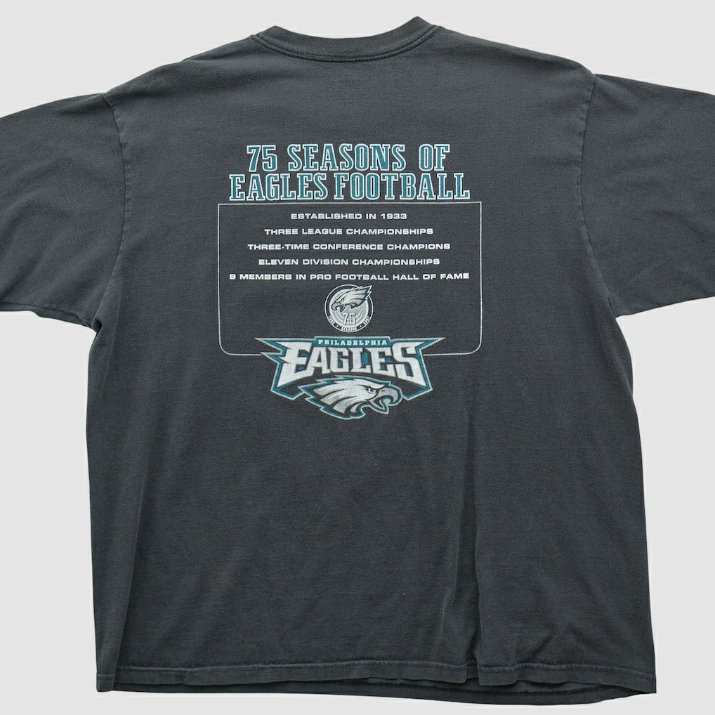 Philadelphia Eagles Reebok 2007 T-shirt - Black Vintage - Fanatics